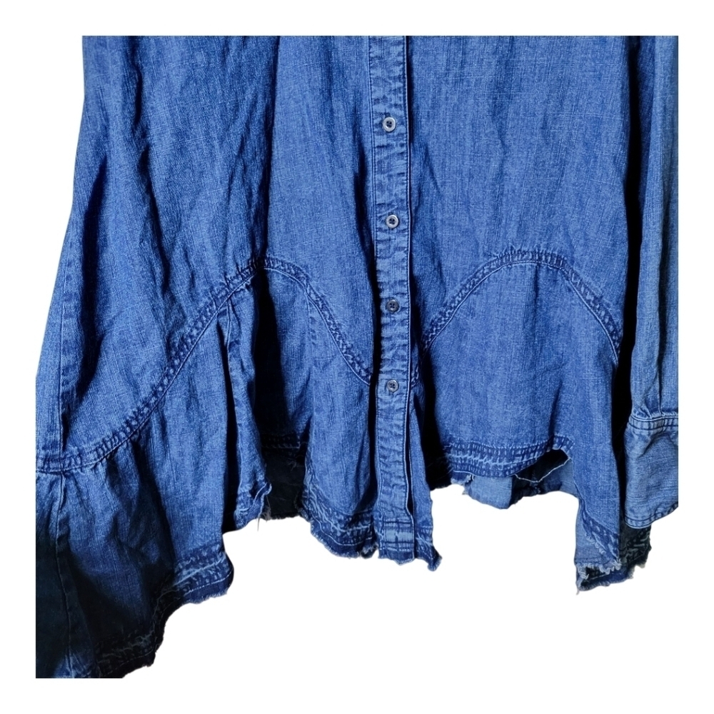 We The Free - Free People - Freya Denim Top - Picture 5 of 9